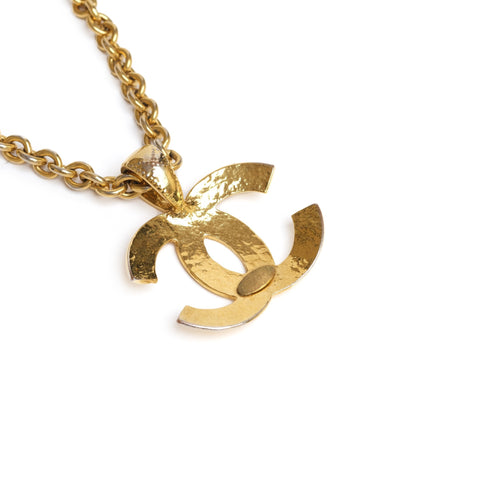 VINTAGE CHANEL CC COCO PENDANT NECKLACE - Beg Borrow Steal Studio