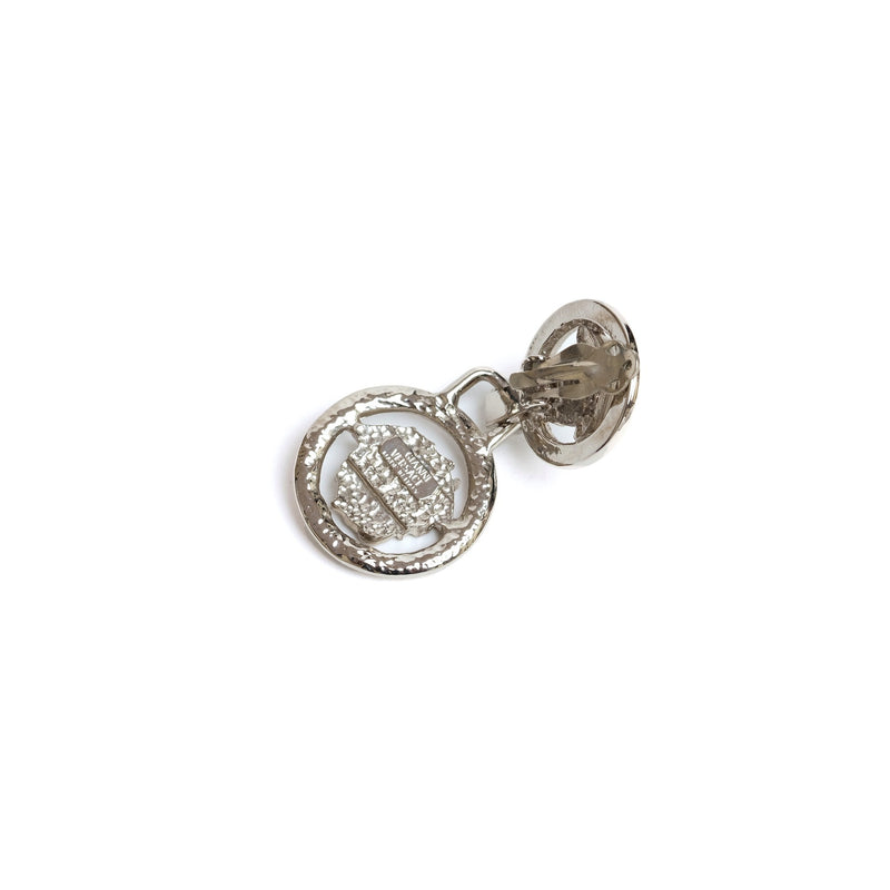 VINTAGE GIANNI VERSACE MEDUSA DANGLE EARRINGS - beg borrow steal studio