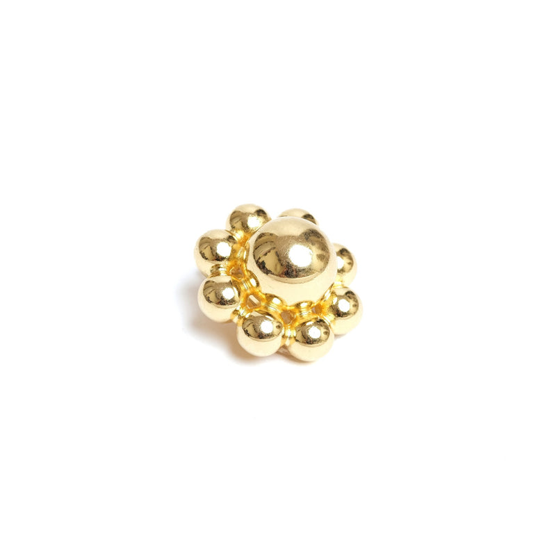 VINTAGE CHRISTIAN DIOR FLOWER EARRINGS - beg borrow steal studio