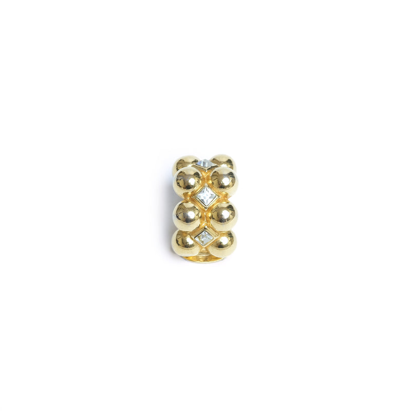 VINTAGE CHRISTIAN DIOR RHINESTONE EARRINGS - beg borrow steal studio