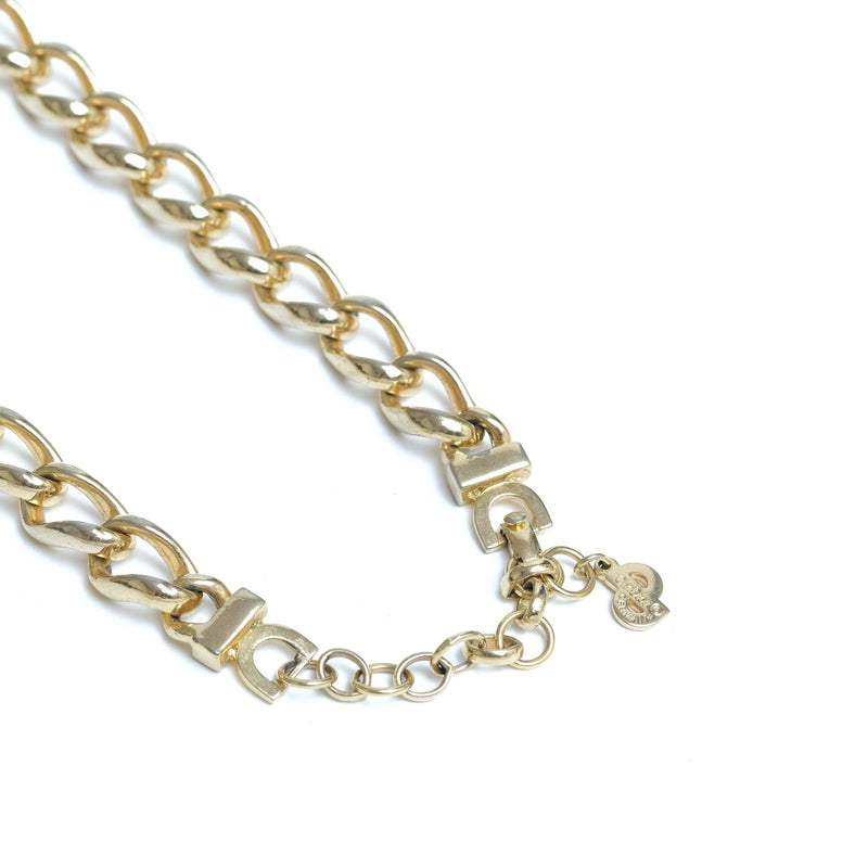 Vintage Christmas Dior Logo Necklace - Beg Borrow Steal Studio