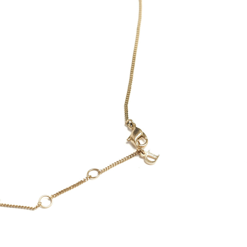 Vintage Christian Dior Minimalist Cross Pendant Necklace - Beg Borrow Steal Studio