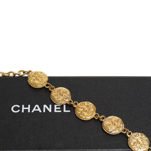 VINTAGE CHANEL COIN CHARM LONG NECKLACE - Beg Borrow Steal Studio