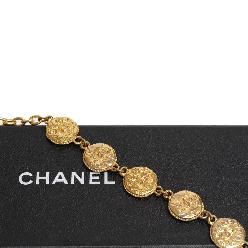 VINTAGE CHANEL COIN CHARM LONG NECKLACE - Beg Borrow Steal Studio