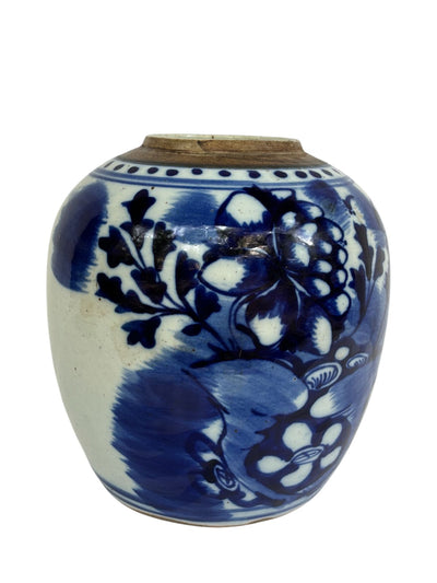 Vintage Chinese Blue Urn