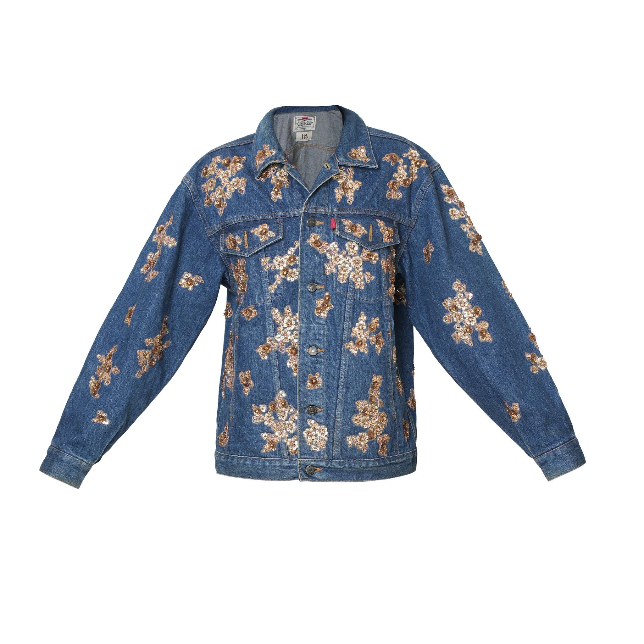 Vintage Levi's x Sabyasachi embroidery Upcycle Jacket