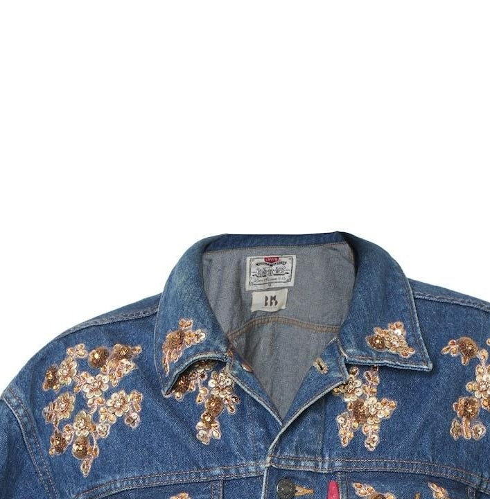 Vintage Levi's x Sabyasachi embroidery Upcycle Jacket