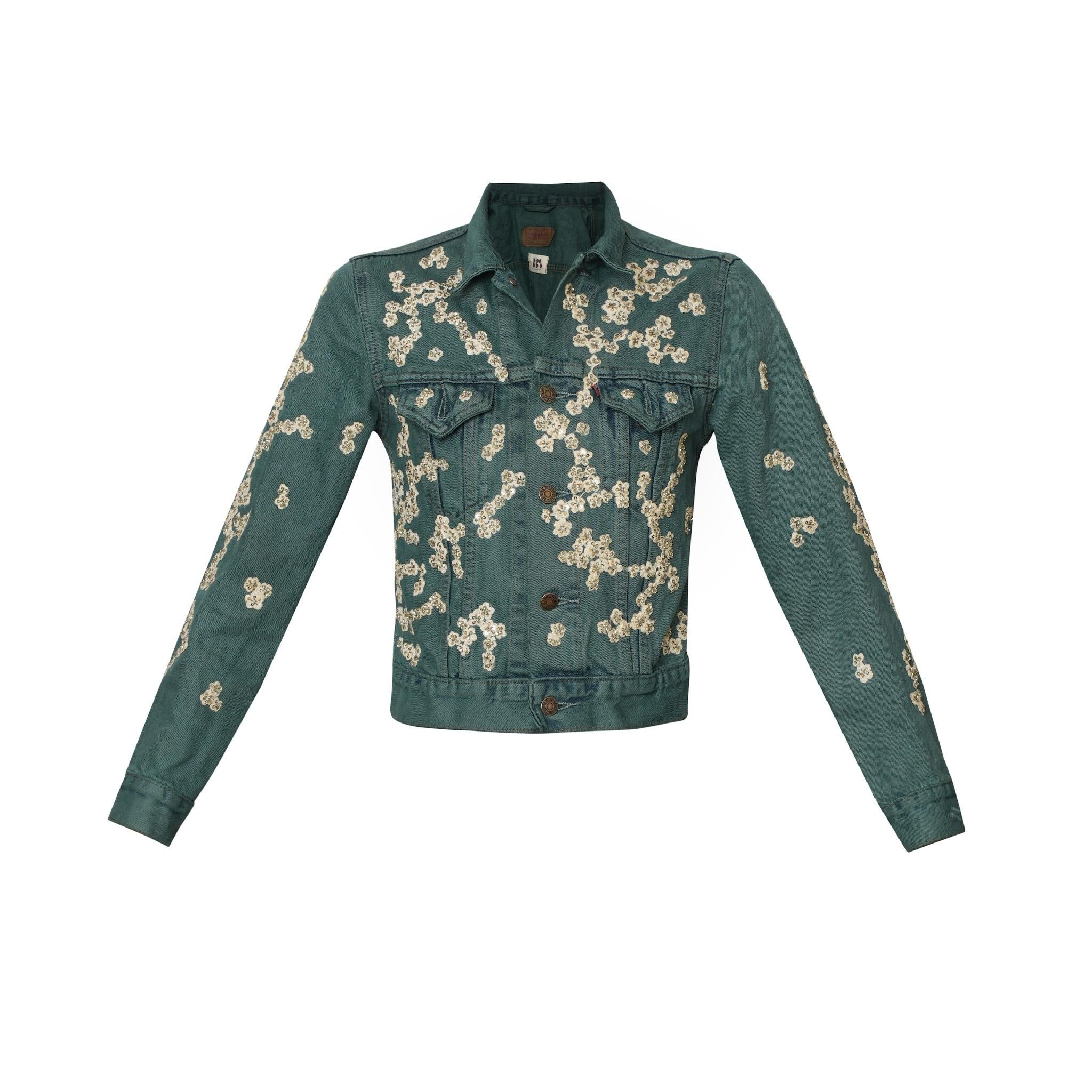 Vintage Levi's x Sabyasachi embroidery Upcycle Jacket