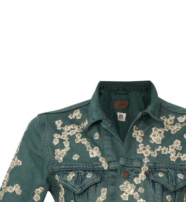 Vintage Levi's x Sabyasachi embroidery Upcycle Jacket