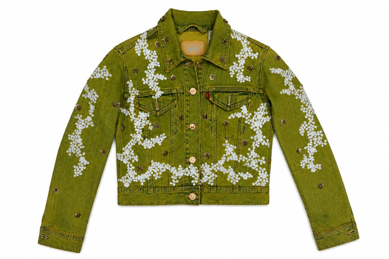 Vintage Levi's x Sabyasachi embroidery Upcycle Jacket
