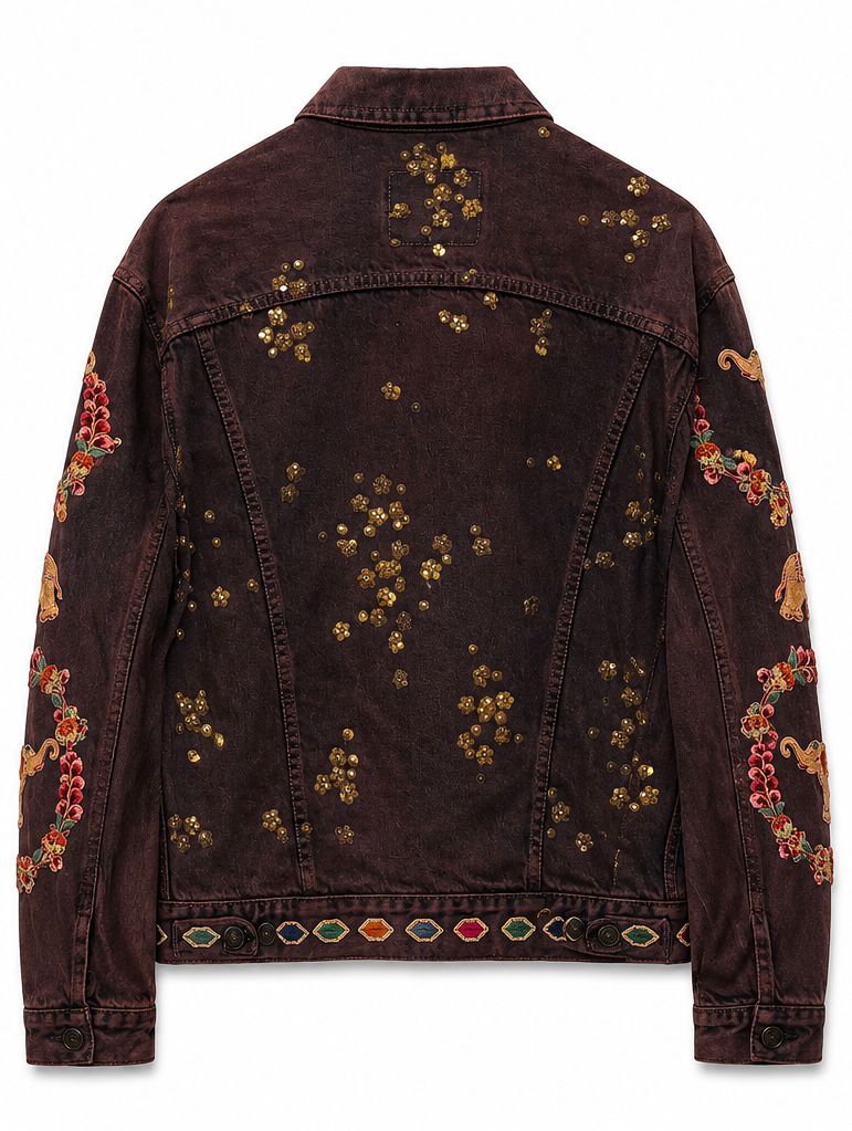 Vintage Levi's x Sabyasachi embroidery Upcycle Jacket