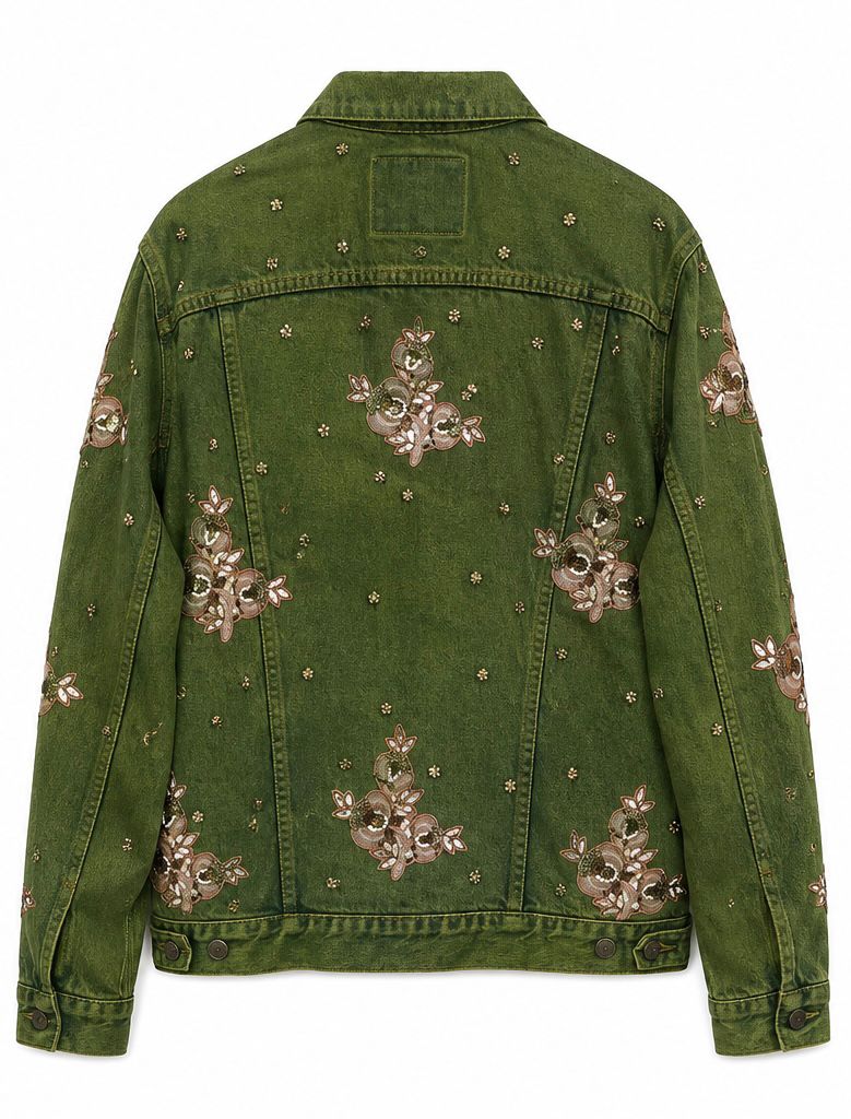 Vintage Levi's x Sabyasachi embroidery Upcycle Jacket