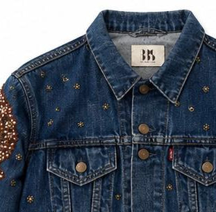 Vintage Levi's x Sabyasachi embroidery Upcycle Jacket