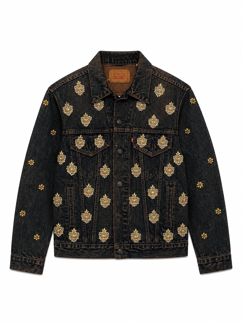 Vintage Levi's x Sabyasachi embroidery Upcycle Jacket