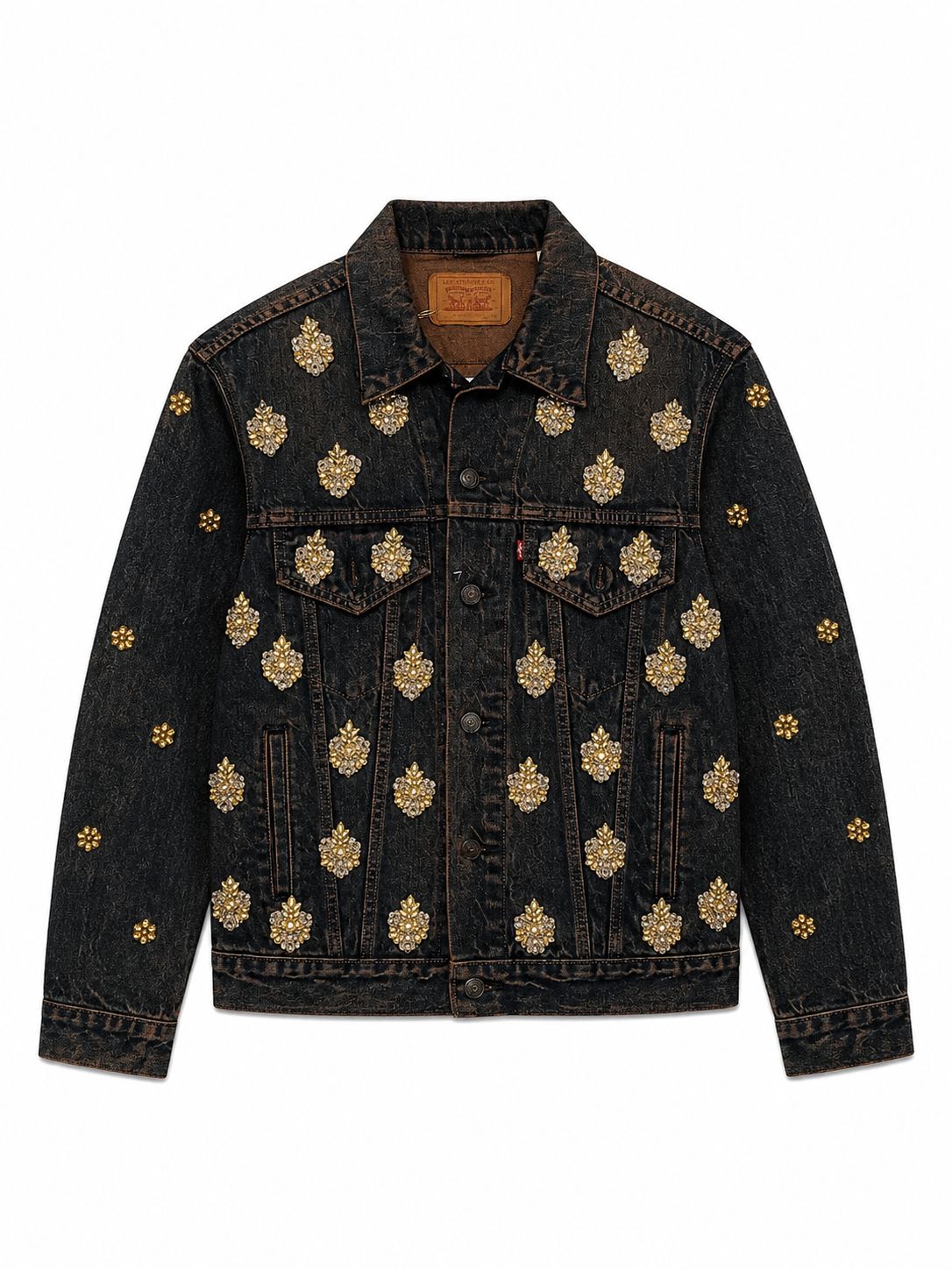 Vintage Levi's x Sabyasachi embroidery Upcycle Jacket