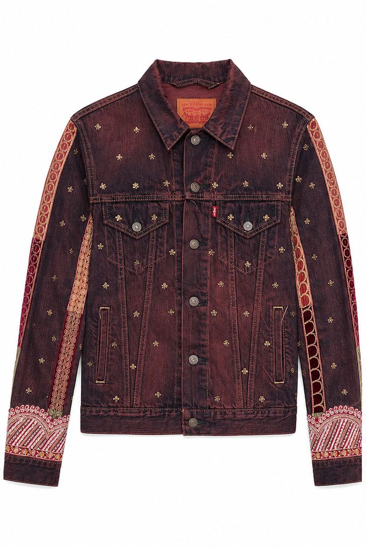 Vintage Levi's x Sabyasachi embroidery Upcycle Jacket