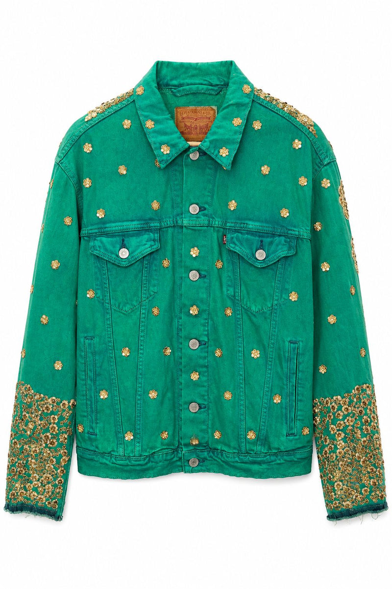 Vintage Levi's x Sabyasachi embroidery Upcycle Jacket
