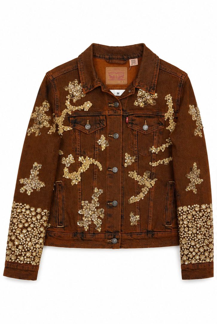 Vintage Levi's x Sabyasachi embroidery Upcycle Jacket
