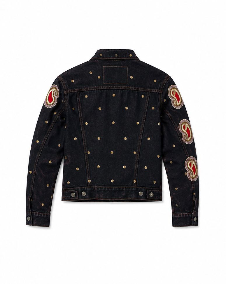 Vintage Levi's x Sabyasachi embroidery Upcycle Jacket