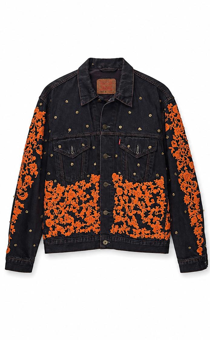 Vintage Levi's x Sabyasachi embroidery Upcycle Jacket