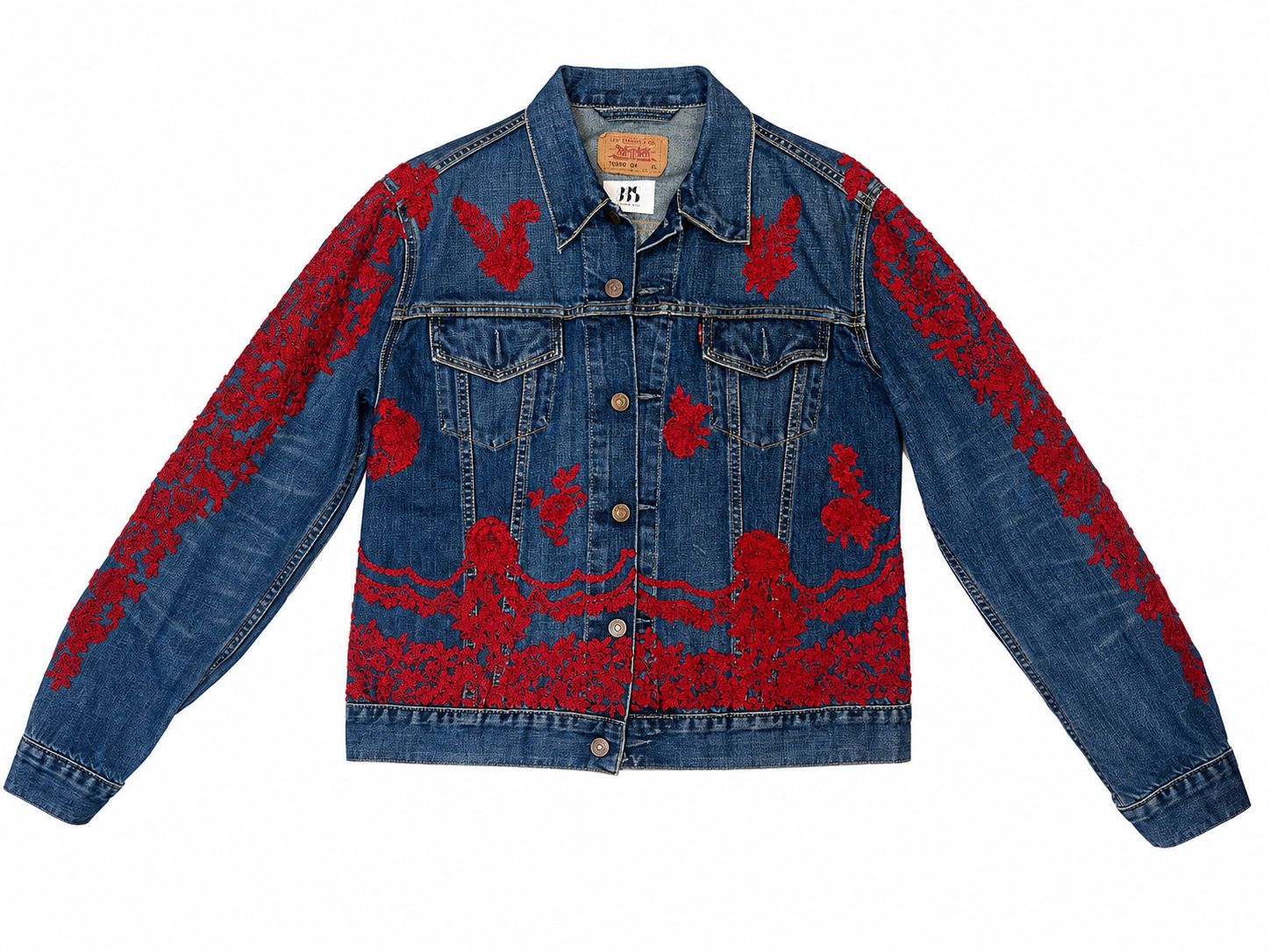 Vintage Levi's x Sabyasachi embroidery Upcycle Jacket