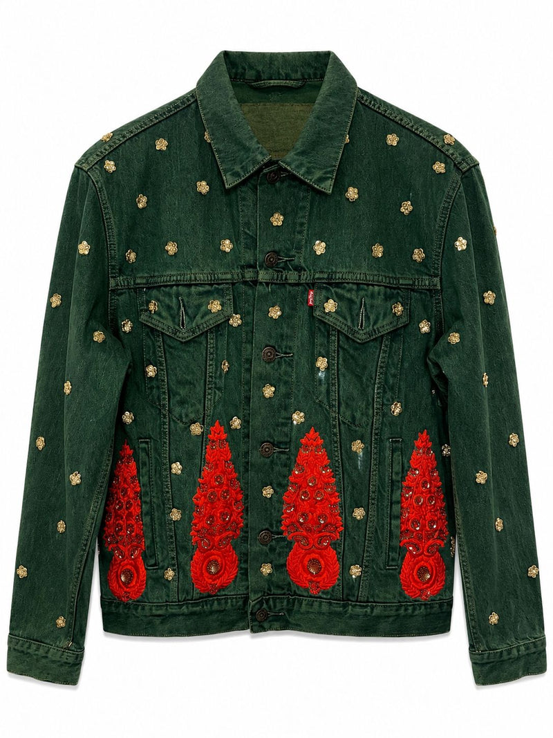 Vintage Levi's x Sabyasachi embroidery Upcycle Jacket