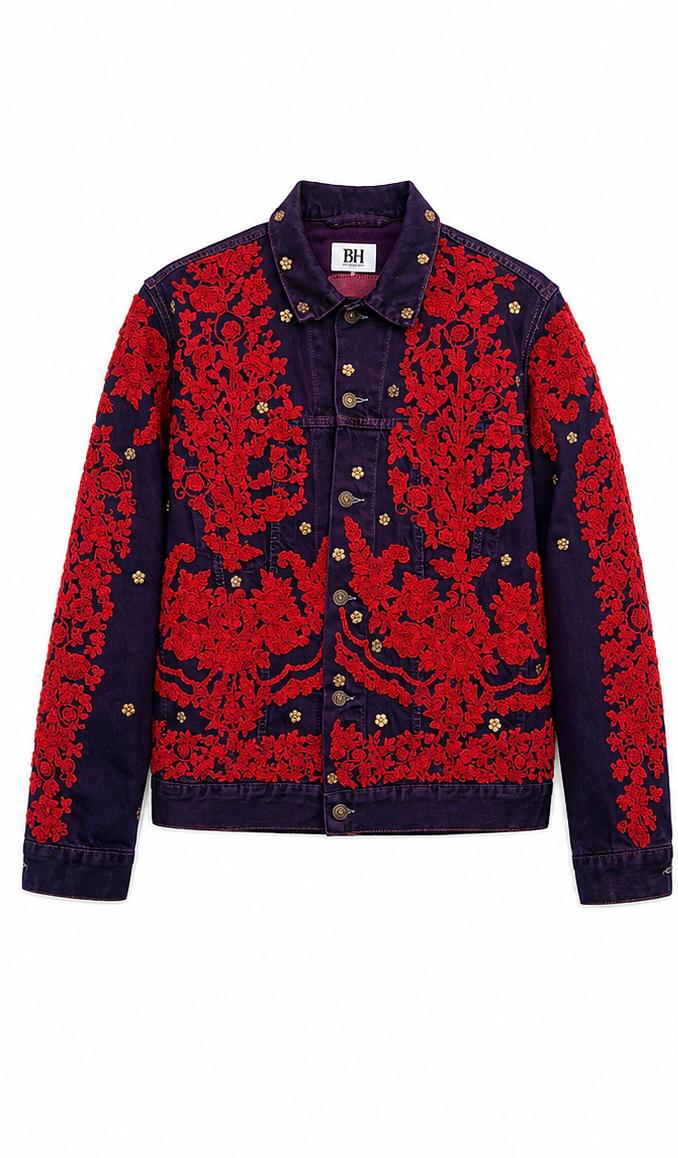 Vintage Levi's x Sabyasachi embroidery Upcycle Jacket