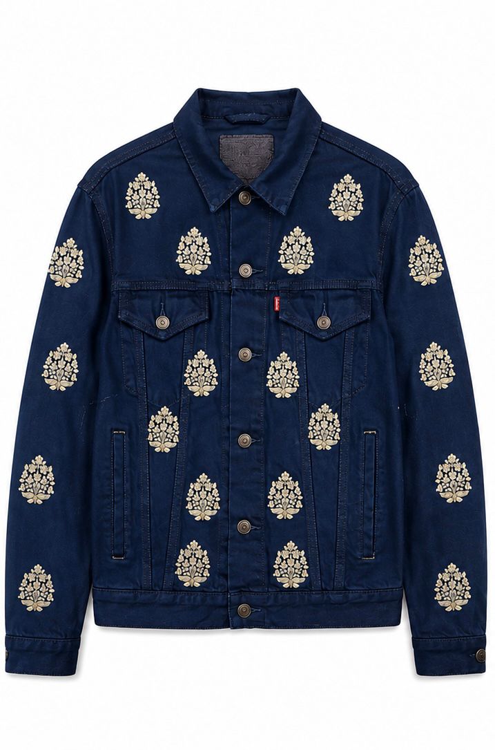 Vintage Levi's x Sabyasachi embroidery Upcycle Jacket
