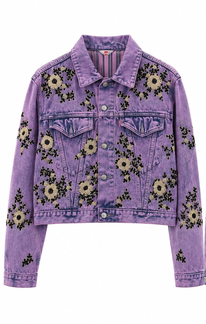 Vintage Levi's x Sabyasachi embroidery Upcycle Jacket