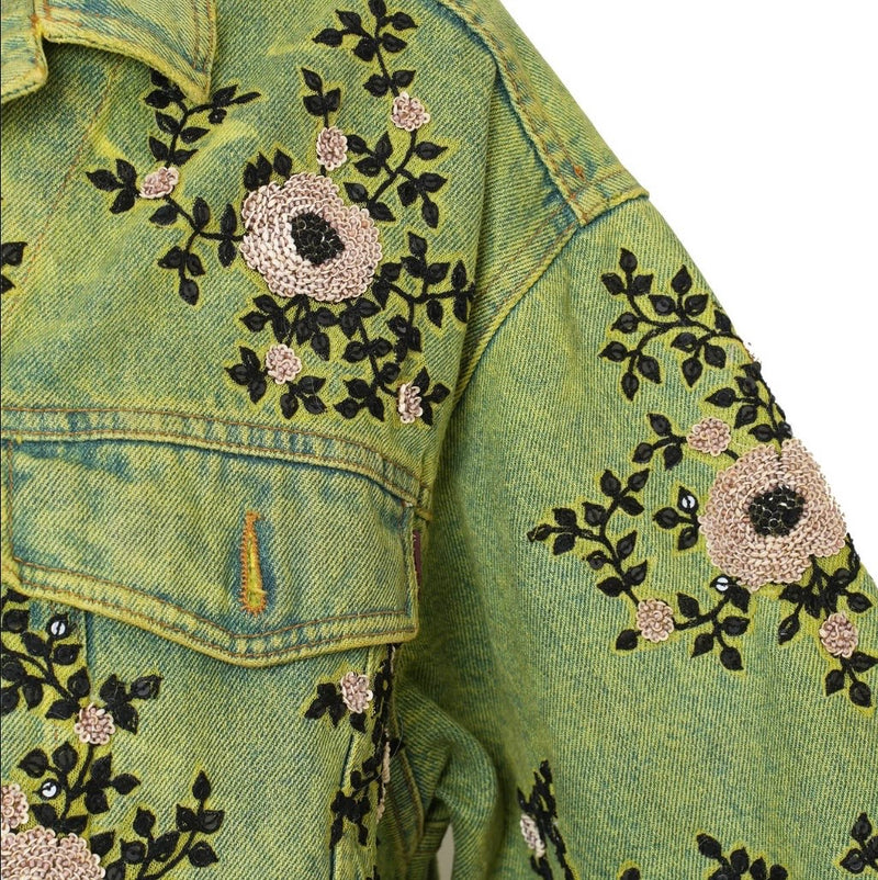 Vintage Levi's x Sabyasachi embroidery Upcycle Jacket