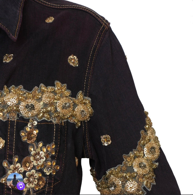 Vintage Levi's x Sabyasachi embroidery Upcycle Jacket