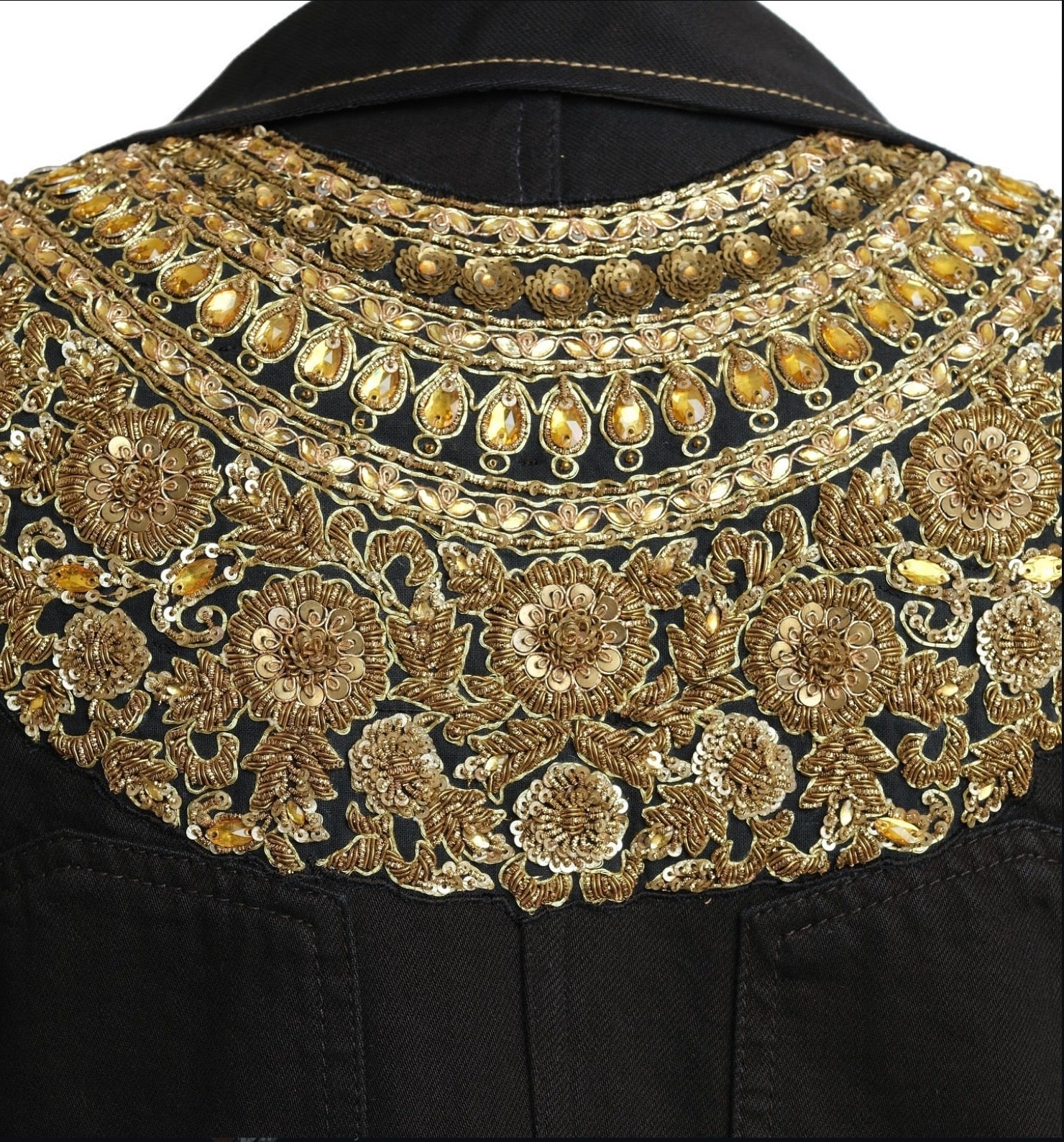 Vintage Levi's x Sabyasachi embroidery Upcycle Jacket