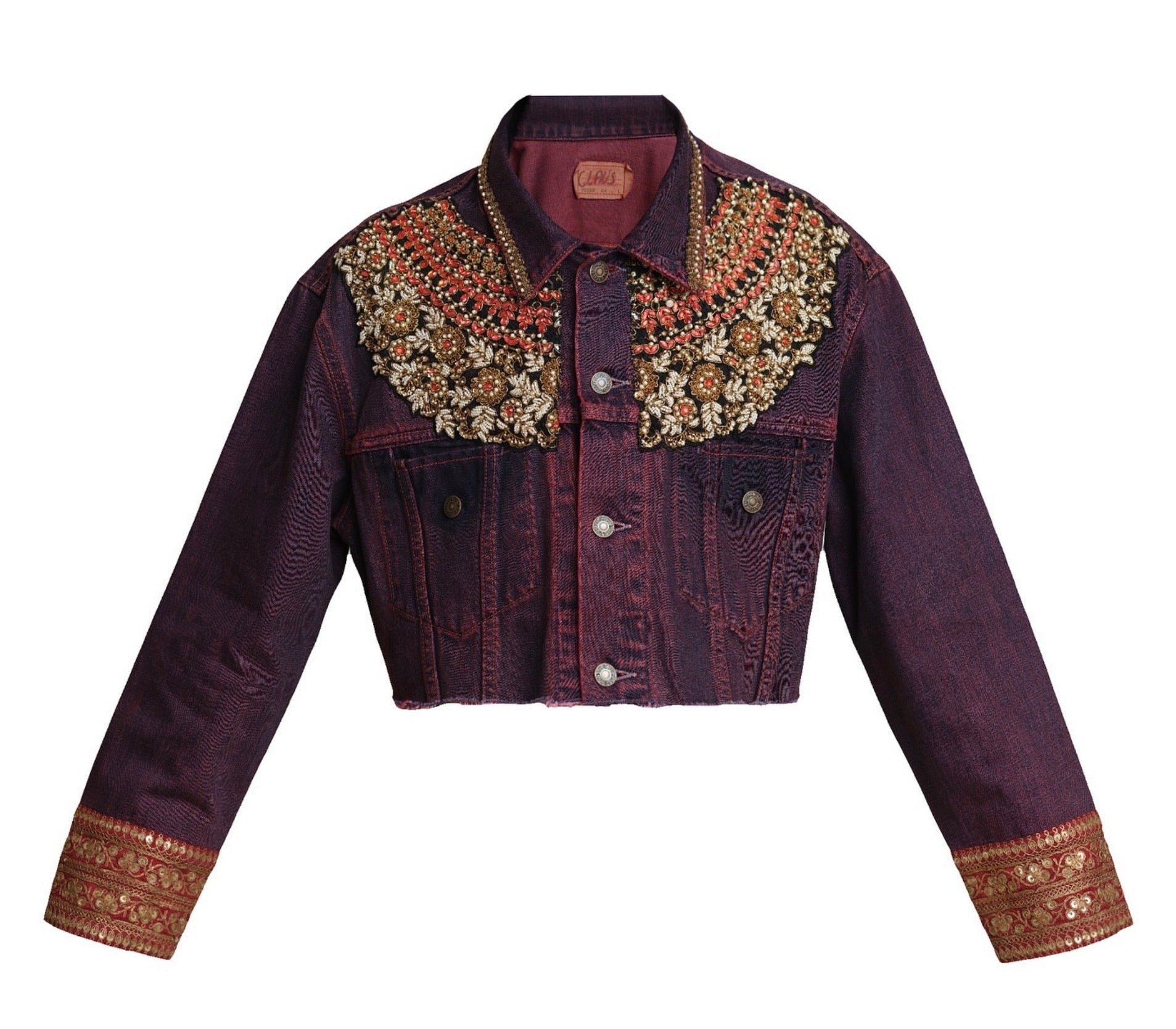 Vintage Levi's x Sabyasachi embroidery Upcycle Jacket