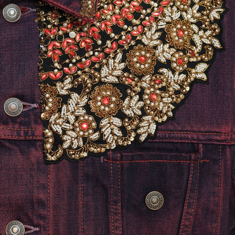Vintage Levi's x Sabyasachi embroidery Upcycle Jacket