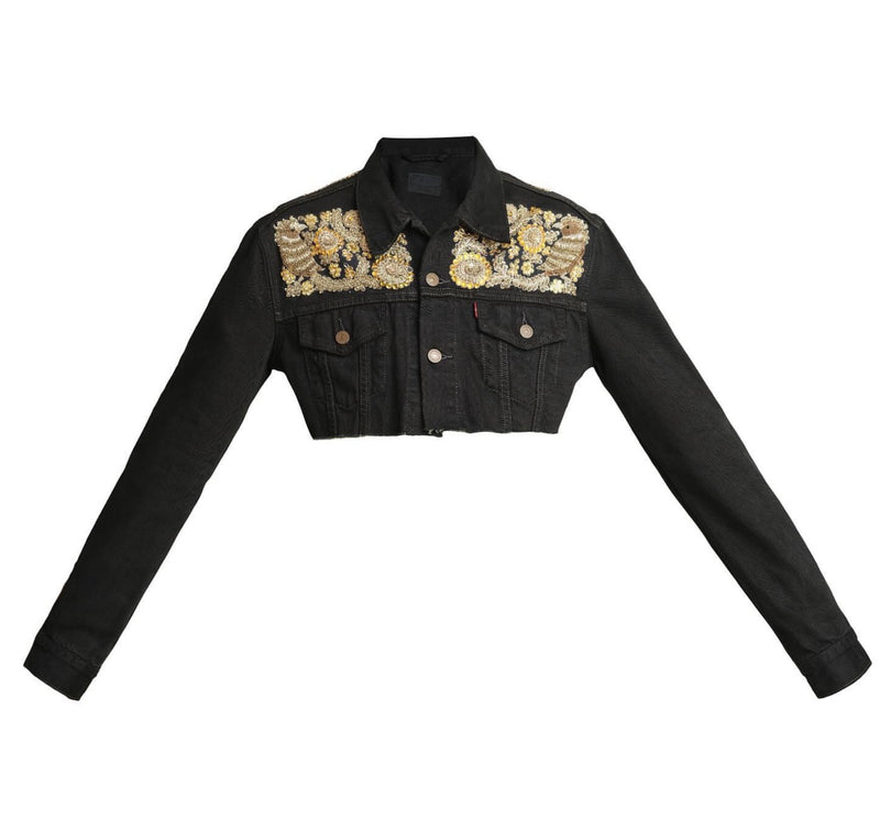 Vintage Levi's x Sabyasachi embroidery Upcycle Jacket