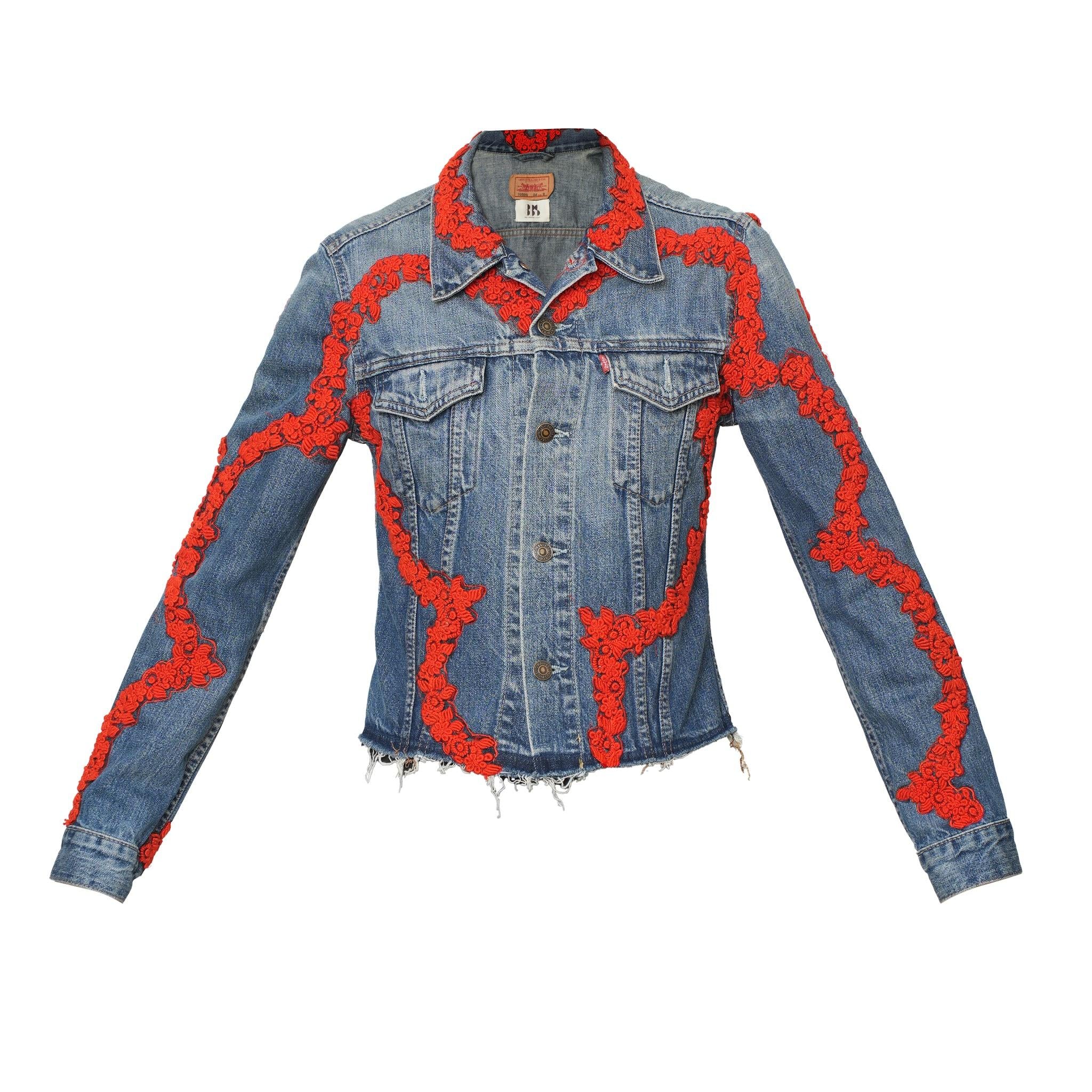 Vintage Levi's x Sabyasachi embroidery Upcycle Jacket