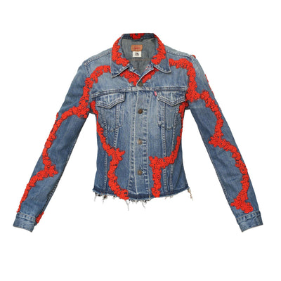 Vintage Levi's x Sabyasachi embroidery Upcycle Jacket