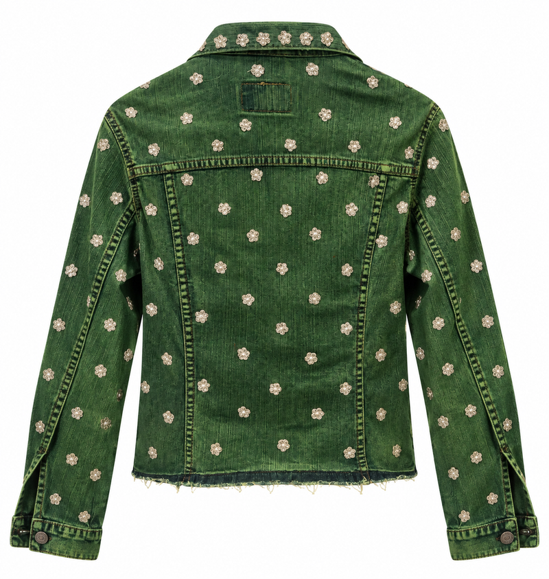 Vintage Upcycled Sabyasachi Jacket - Back View - BBS_DJK062