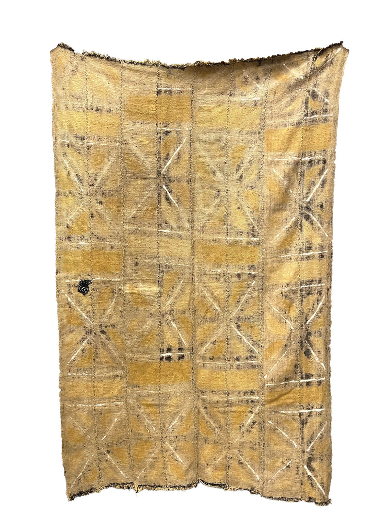 African Mud Cloth Handwoven and Dyed with Fermented Mud - BBS_T002 (2)
