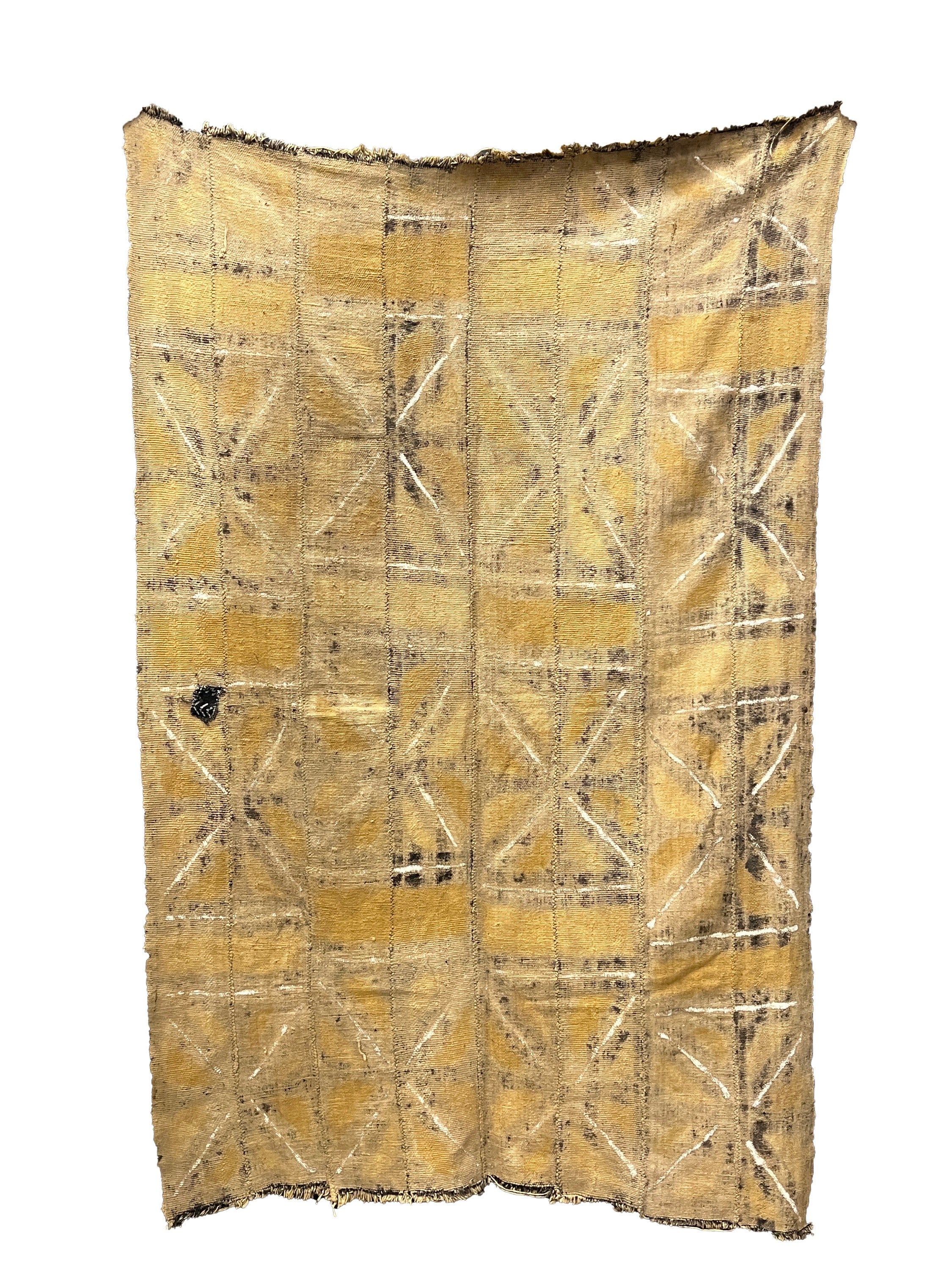 African Mud Cloth Handwoven and Dyed with Fermented Mud - BBS_T002 (2)