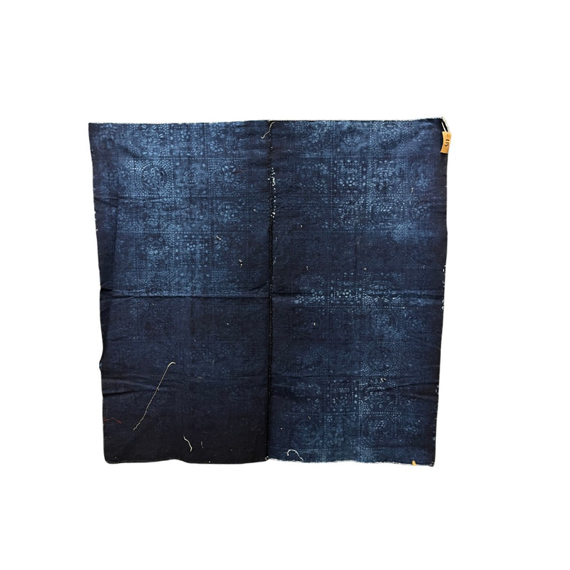 Vintage 1980's Chinese Traditional Blue Hand Printed - BBS_T005 (2)
