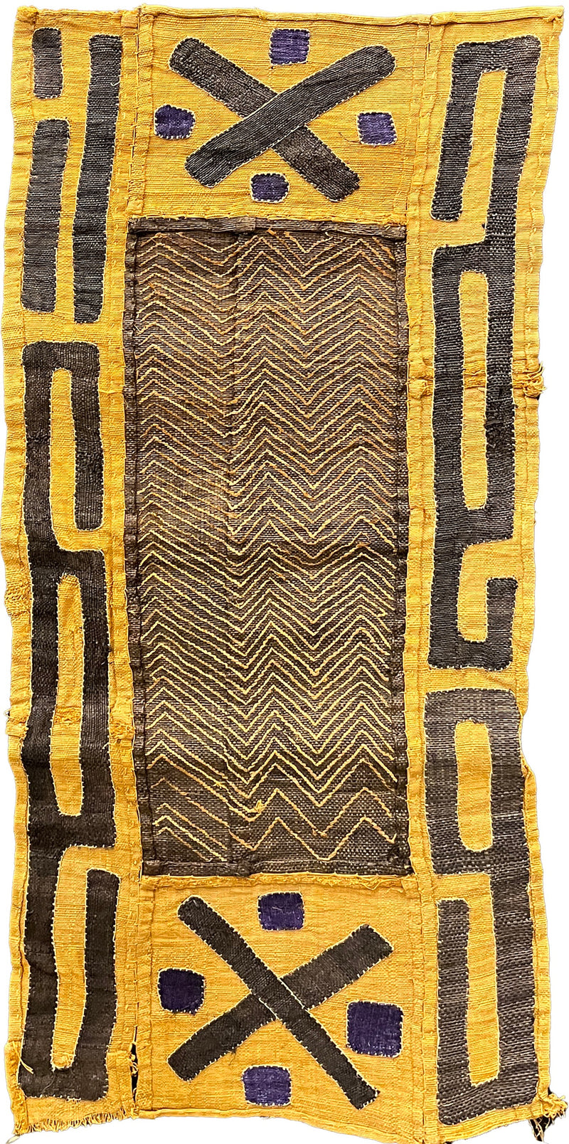 Vintage African Rafia Kuba Cloth 1960's, Made in Africa - BBS_T007 (1)