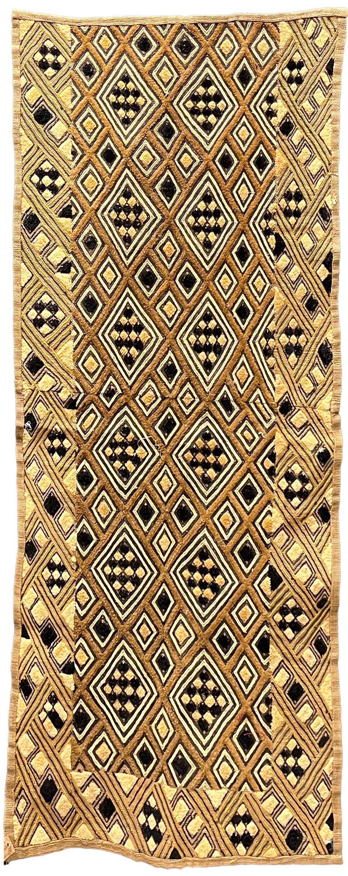 Vintage African Rafia Kuba, 1960's - BBS_T010 (1)