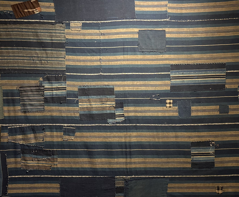Vintage Japanese Indigo Boro - BBS_T020 (Closeup Detail)