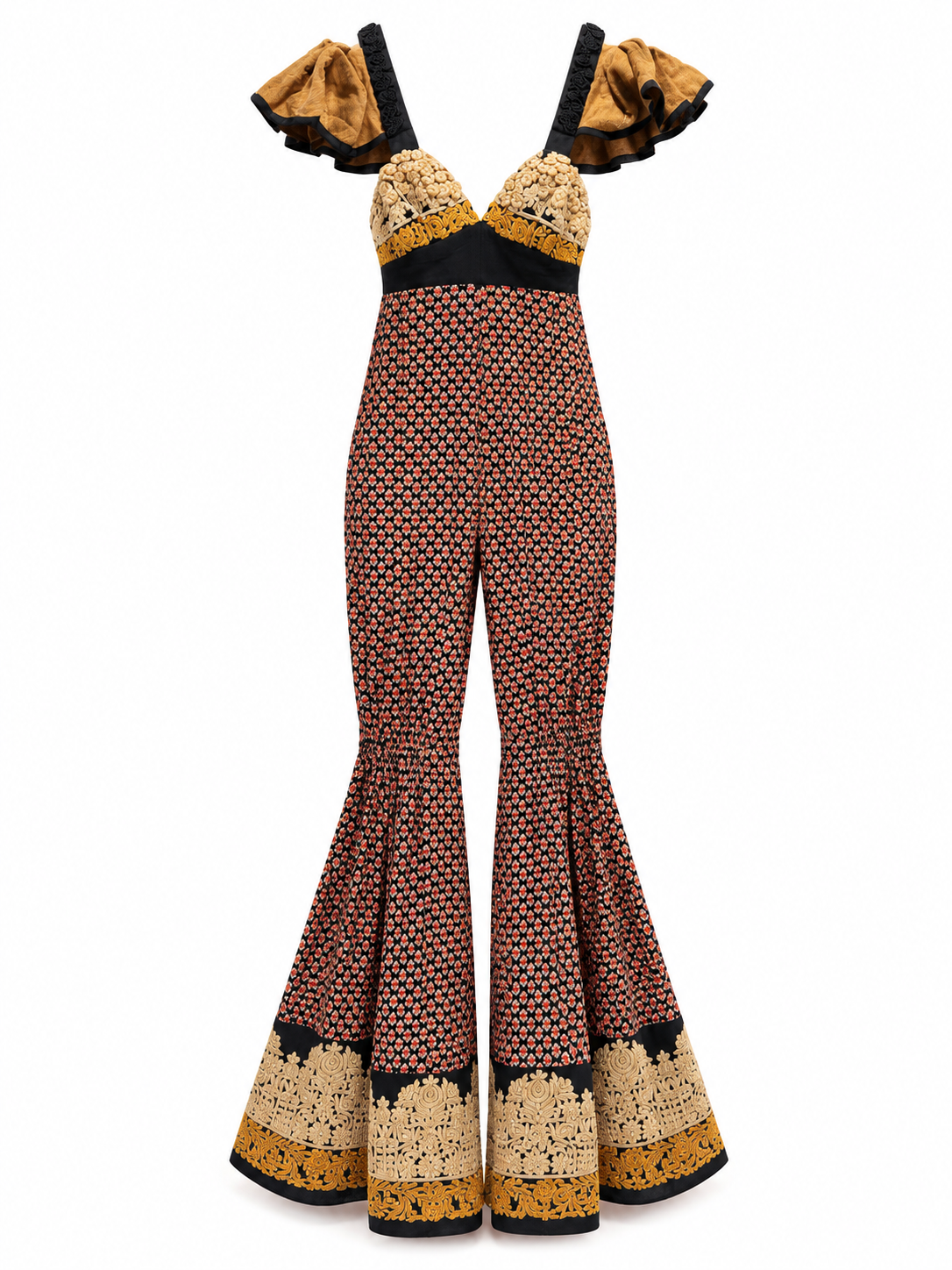 Vintage Sabyasachi Jumpsuit - Front View