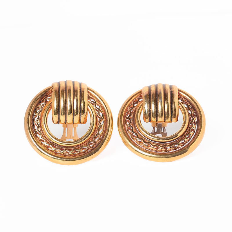 Vintage Abstract Earrings - beg borrow steal studio