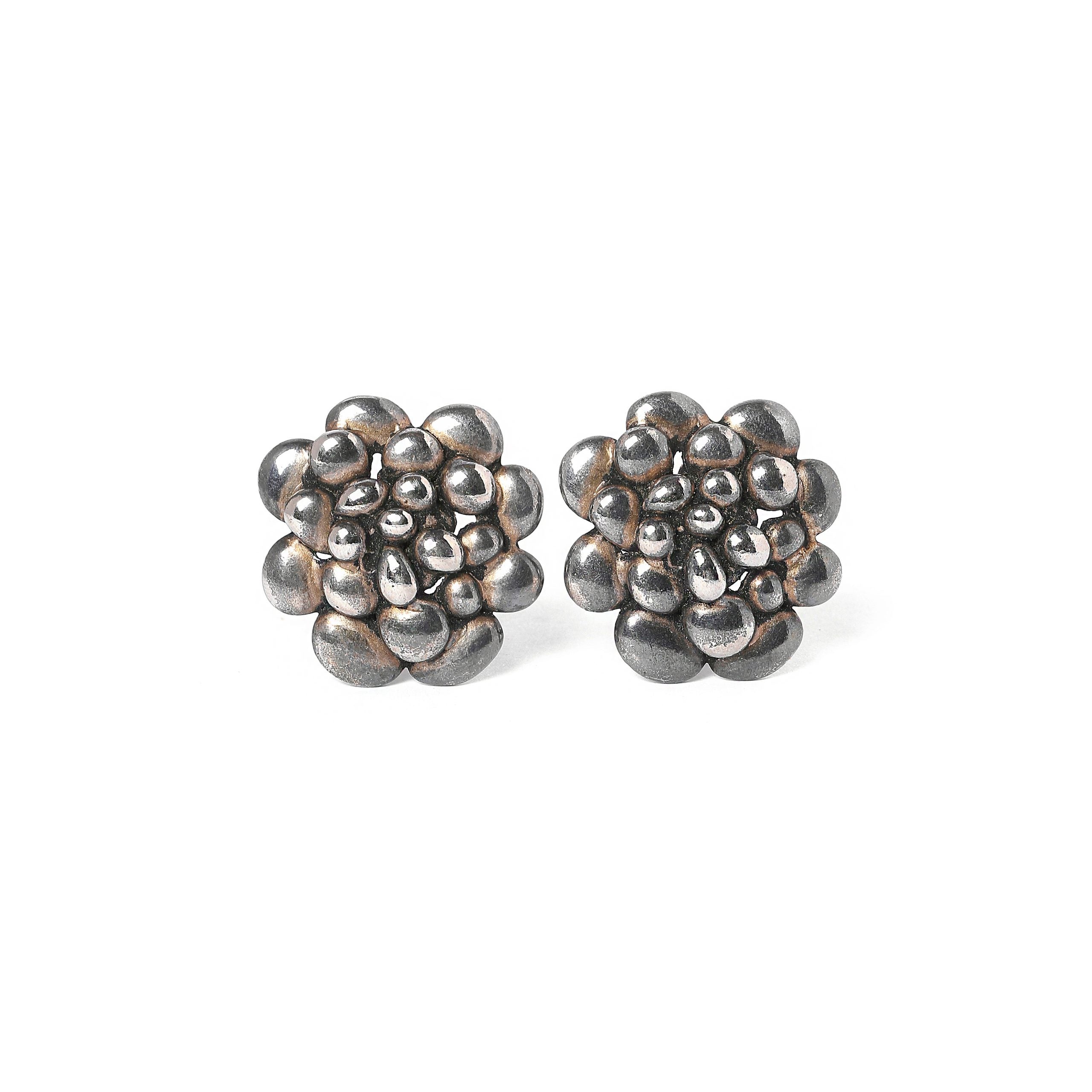 Vintage Flower Cut Earrings - beg borrow steal studio