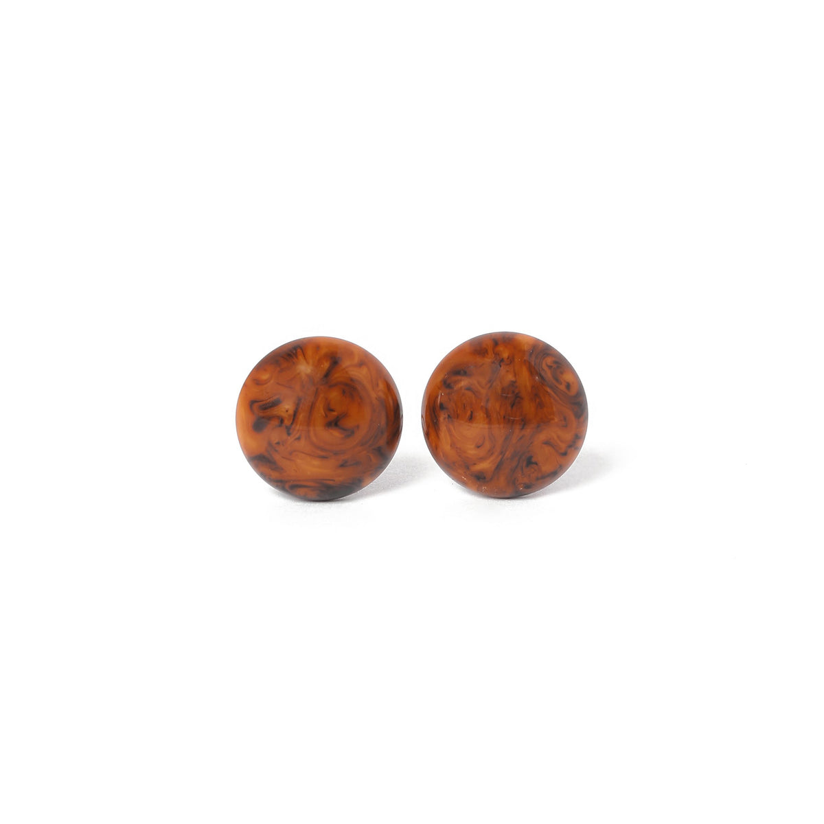 Vintage Marbel Textured Earrings