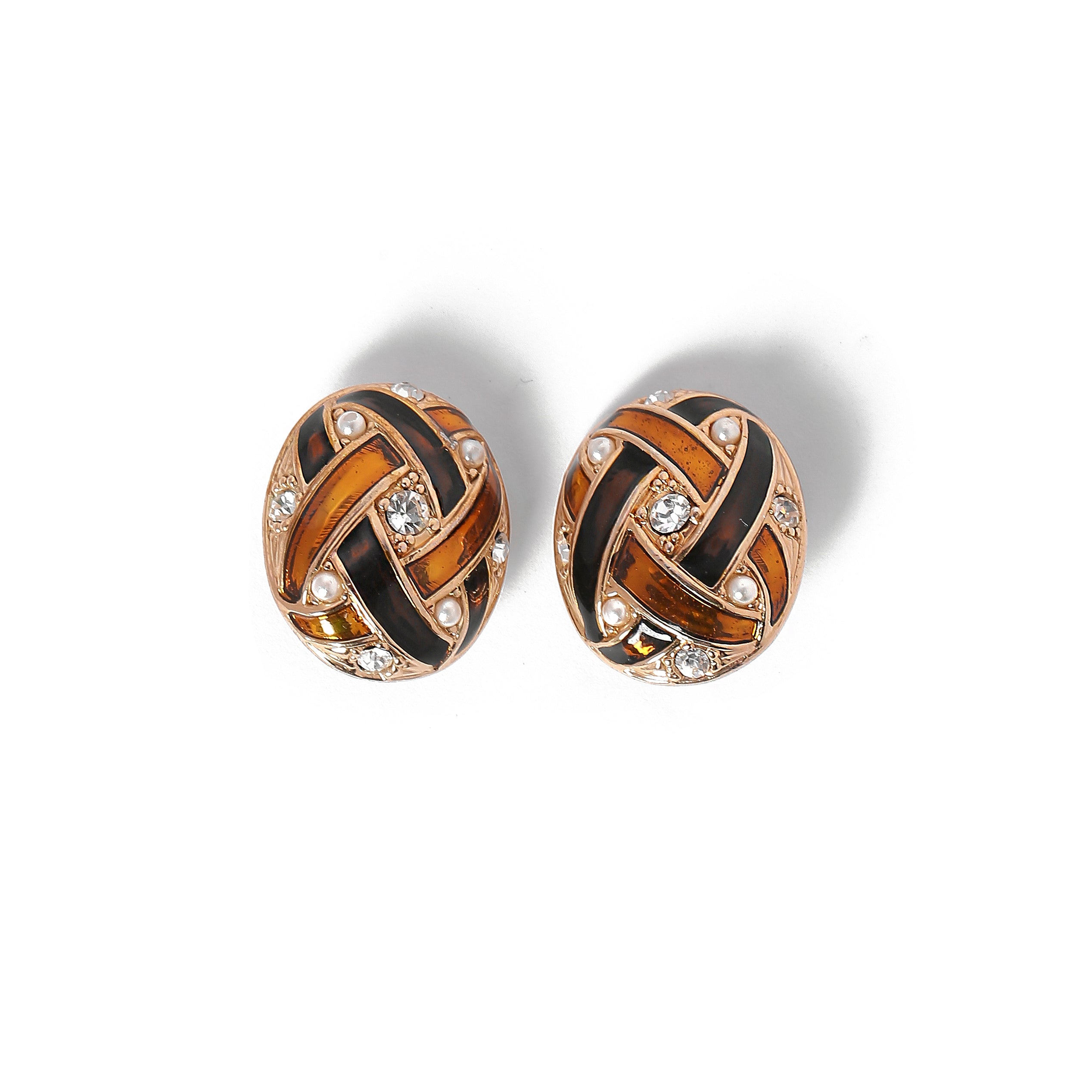 Vintage Art Nouveau Earrings - beg borrow steal studio