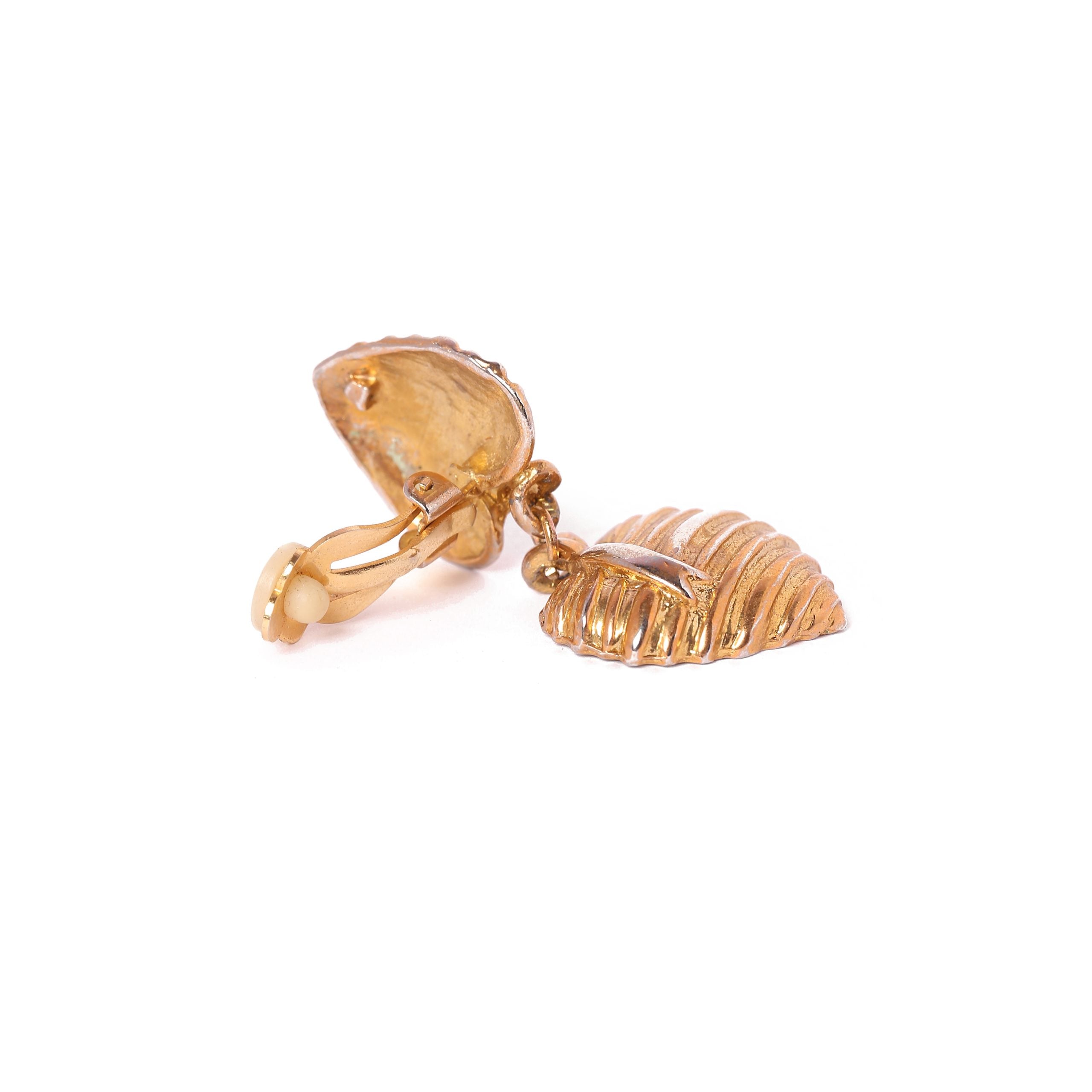 Vintage Heart Earrings - beg borrow steal studio